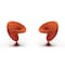 Manhattan Comfort Curl Swivel Accent Chair in Orange and Polished Chrome, PK2 2-AC040-OR - alternate 1